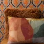 Cushions - Embroidered Cushion Nevio Multico 40 X 65 - MAISON VIVARAISE - SDE VIVARAISE WINKLER