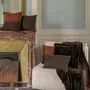 Coussins - Coussin Zeff Céleste Ébène 30 x 50 - MAISON VIVARAISE - SDE VIVARAISE WINKLER