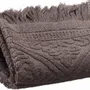 Bath towels - Zoé Guest Towel Ébène 30 X 50 - MAISON VIVARAISE - SDE VIVARAISE WINKLER