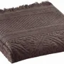 Serviettes de bain - Serviette de toilette Zoé Ébène 50 x 100 - MAISON VIVARAISE - SDE VIVARAISE WINKLER