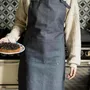 Aprons - Edouard Kitchen Apron Jeans 64 X 85 - MAISON VIVARAISE - SDE VIVARAISE WINKLER