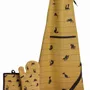 Potholders - Set of kitchen glove/pot holder Dubout Partition de chats Cannelle 18 X 28 - MAISON VIVARAISE - SDE VIVARAISE WINKLER