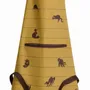 Tabliers de cuisine - Tablier de cuisine Dubout Partition de chats Cannelle 72 x 85 - MAISON VIVARAISE - SDE VIVARAISE WINKLER