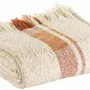 Throw blankets - Jane Jacquard Throw Blanket Multico sienne 130 X 160 - MAISON VIVARAISE - SDE VIVARAISE WINKLER