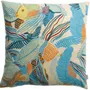 Cushions - Dori Printed Cushion Lagon 45 X 45 - MAISON VIVARAISE - SDE VIVARAISE WINKLER