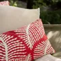 Cushions - Embroidered Cushion Flora Papaye 30 X 50 - MAISON VIVARAISE - SDE VIVARAISE WINKLER