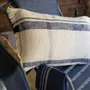 Cushions - Jane Jacquard Cushion Multi Marine 40 X 65 - MAISON VIVARAISE - SDE VIVARAISE WINKLER