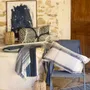 Cushions - Jane Jacquard Cushion Multi Marine 40 X 65 - MAISON VIVARAISE - SDE VIVARAISE WINKLER