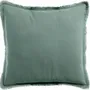 Cushions - Plain Cushion Laly Prusse 45 X 45 - MAISON VIVARAISE - SDE VIVARAISE WINKLER