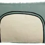 Coussins - Coussin bicolore Laly Prusse 40 x 65 - MAISON VIVARAISE - SDE VIVARAISE WINKLER