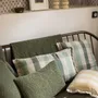 Cushions - Recycled Cushion Maia Eucalyptus 30 X 50 - MAISON VIVARAISE - SDE VIVARAISE WINKLER