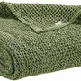 Plaids - Plaid recyclé Maia Eucalyptus 140 x 200 - MAISON VIVARAISE - SDE VIVARAISE WINKLER