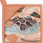 Potholders - Recycled 2-in-1 Pot Holder Dori Pêche 20 X 20 - MAISON VIVARAISE - SDE VIVARAISE WINKLER