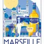 Torchons - Torchon Marseille Blanc 48 x 72 - MAISON VIVARAISE - SDE VIVARAISE WINKLER