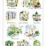 Dish towels - Paris scénettes Tea Towel Blanc 48 X 72 - MAISON VIVARAISE - SDE VIVARAISE WINKLER