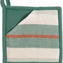 Maniques - Manique 2 en 1 recyclée Yuna Vert eau 20 x 20 - MAISON VIVARAISE - SDE VIVARAISE WINKLER