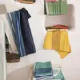 Torchons - Torchon recyclé Yuna Paon/naturel 50 x 70 - MAISON VIVARAISE - SDE VIVARAISE WINKLER
