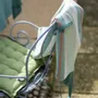 Tabliers de cuisine - Tablier de cuisine recyclé Yuna avec poche Vert eau 72 x 85 - MAISON VIVARAISE - SDE VIVARAISE WINKLER