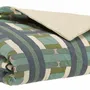 Throw blankets - Taho Printed Throw Blanket Vert de gris 135 X 200 - MAISON VIVARAISE - SDE VIVARAISE WINKLER