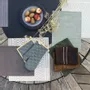 Table cloths - Canna Placemat Set Matcha 33 X 45 - MAISON VIVARAISE - SDE VIVARAISE WINKLER
