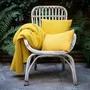 Coussins - Coussin recyclé Maia Craie 45 x 45 - MAISON VIVARAISE - SDE VIVARAISE WINKLER