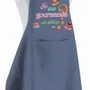 Tabliers de cuisine - Tablier de cuisine Je suis gourmande Jeans 90 x 72 - MAISON VIVARAISE - SDE VIVARAISE WINKLER