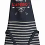 Tabliers de cuisine - Tablier de cuisine Cap sur l'apéro recyclé Marine 72 x 90 - MAISON VIVARAISE - SDE VIVARAISE WINKLER