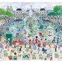 Table cloths - Jardin du Luxembourg placemat set Assortis 30 X 45 - MAISON VIVARAISE - SDE VIVARAISE WINKLER