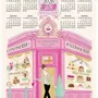 Dish towels - Tea Towel Façade pâtisserie Calendrier 2026 Écru 48 X 72 - MAISON VIVARAISE - SDE VIVARAISE WINKLER