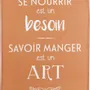 Dish towels - Savoir manger"" Tea Towel Caramel 50 X 70 - MAISON VIVARAISE - SDE VIVARAISE WINKLER