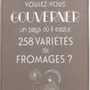 Torchons - Torchon Gouverner et fromages Gris 50 x 70 - MAISON VIVARAISE - SDE VIVARAISE WINKLER