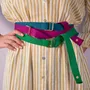 Prêt-à-porter - Ceinture Ursule Purple rain 3 x 110 - LA CERISE SUR LE GATEAU