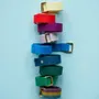 Prêt-à-porter - Ceinture Ursule Purple rain 3 x 110 - LA CERISE SUR LE GATEAU