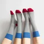 Socks - Yvette Socks Cendre 42/45 - LA CERISE SUR LE GATEAU