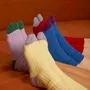 Chaussettes - Chaussettes Yvette Lilas 42/45 - LA CERISE SUR LE GATEAU