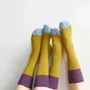 Chaussettes - Chaussettes Yvette Savora Jaune 39/41 - LA CERISE SUR LE GATEAU