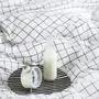 Bed linens - Oscar duvet cover Milk 220 X 240 - LA CERISE SUR LE GATEAU