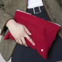 Clutches - Iona Pouch Cherry 19 X 28 X 1 - LA CERISE SUR LE GATEAU