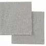 Serviettes - Lot de 2 serviettes de table Finette Caviar 40 x 40 - LA CERISE SUR LE GATEAU