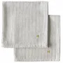 Serviettes - Lot de 2 serviettes de table Léonie Caviar 40 x 40 - LA CERISE SUR LE GATEAU