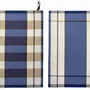 Dish towels - Set of 2 Archie Tea Towels Indigo 70 X 50 - LA CERISE SUR LE GATEAU