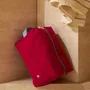 Clutches - Cube pouch Iona Cherry L 22 X 14 X 10,5 - LA CERISE SUR LE GATEAU