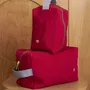 Clutches - Cube pouch Iona Cherry L 22 X 14 X 10,5 - LA CERISE SUR LE GATEAU