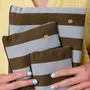 Pochettes - Pochette Rita Matcha M 14 x 19 - LA CERISE SUR LE GATEAU