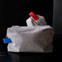 Clutches - Box pouch Stylo Bleu L 14 X 22 X 11 - LA CERISE SUR LE GATEAU