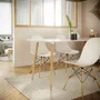 Dining Tables - High wooden table leg - 71.5 cm Alpha - Set of 2 legs - DECO-GEM