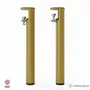 Coffee tables - TOPAZ STEEL COFFEE TABLE LEGS - SET OF 2 LEGS - DECO-GEM