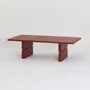 Armchairs - Coffee table coloured wood noon - NOBODINOZ
