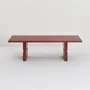 Armchairs - Coffee table coloured wood noon - NOBODINOZ