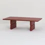 Armchairs - Coffee table coloured wood noon - NOBODINOZ